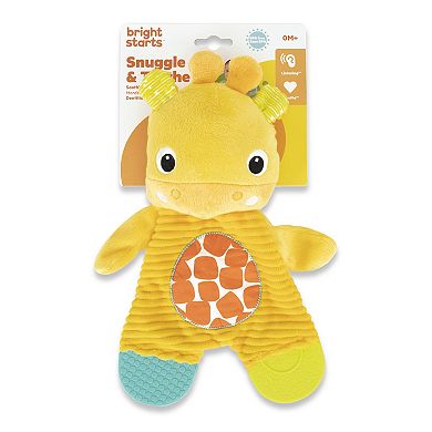 Bright Starts Snuggle & Teethe Plush Giraffe Teether Toy