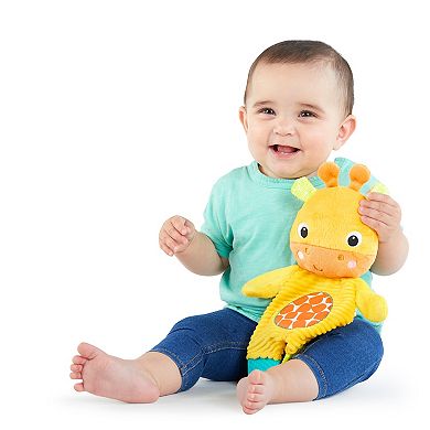 Bright Starts Snuggle & Teethe Plush Giraffe Teether Toy