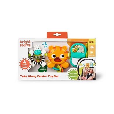 Bright Starts Take Along Carrier Animal Toy Bar