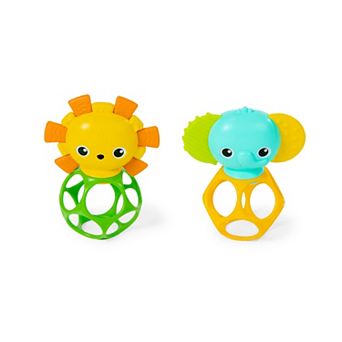 Bright Starts Soother Pals™ Easy-Grasp Lion & Elephant Teether Toys