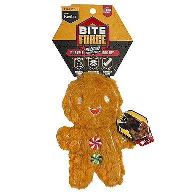 Bite Force Ginger Bread Man Dog Toy