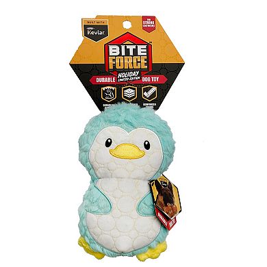 Bite Force Holiday Penguin Dog Toy