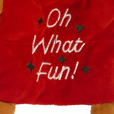 Hallmark Pets Reindeer Squeaker Dog Toy