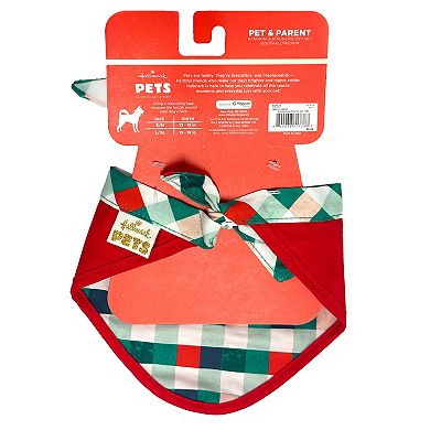 Hallmark Pets Santa's Favorite Furball Bandana and Hair Tie 2-piece Set