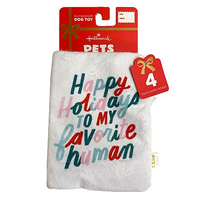 Hallmark Pets Multi-Squeaker Card Dog Toy