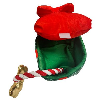 Hallmark Pets Present Rope Bone Dog Toy