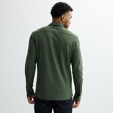 Men's Sonoma Goods For Life® Long Sleeve Pique Button-Up Shirt
