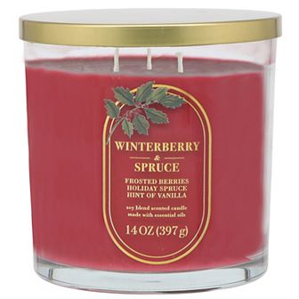 Sonoma Goods For Life® 14-oz. Winterberry & Spruce Single Pour Candle Jar