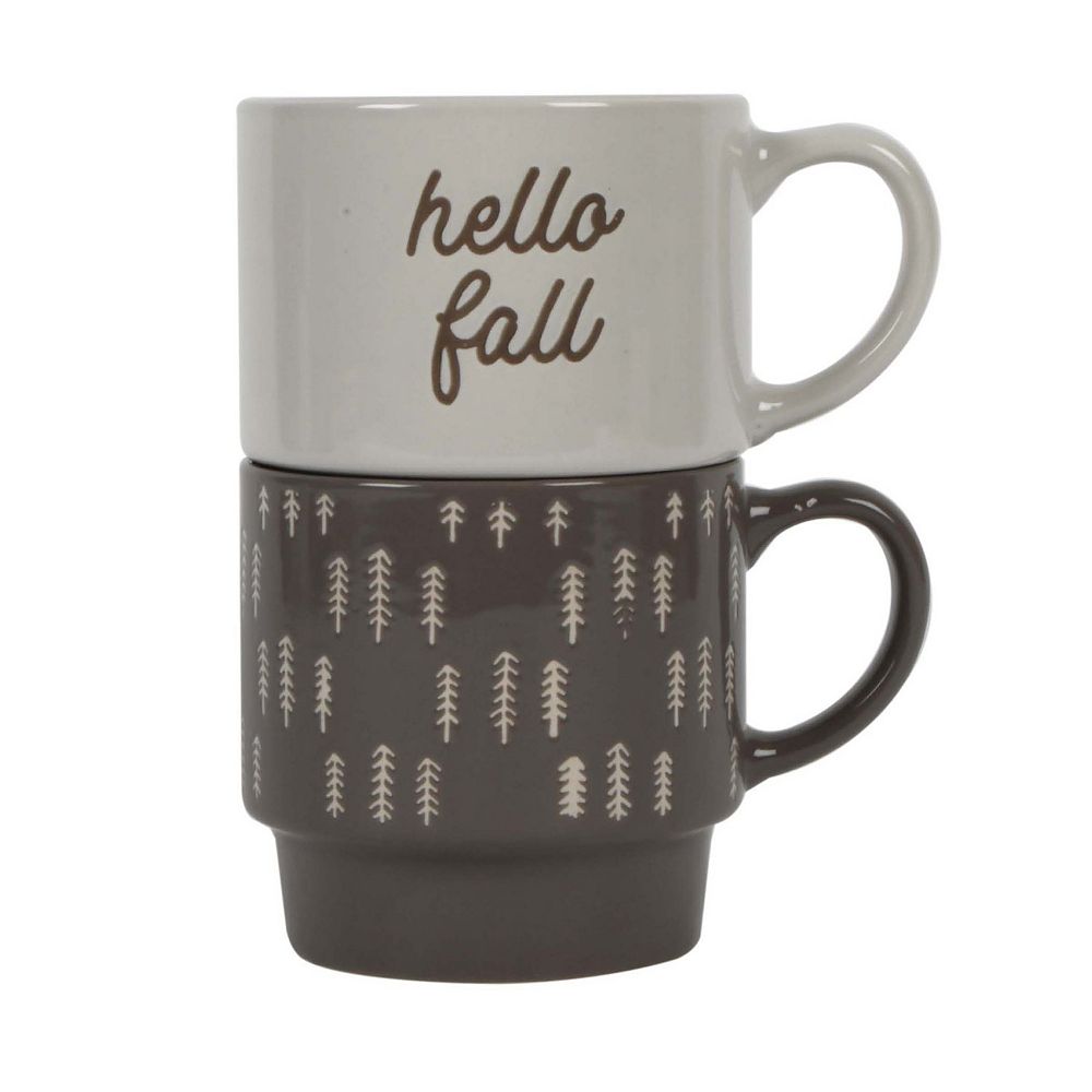 Hello Fall 2-pc. Stackable Mug Set