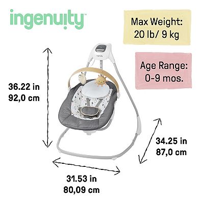 InGenuity Compact Soothing Swing Parker