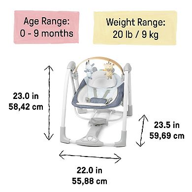 Ingenuity Swing N Go Portable Baby Swing