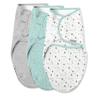 Ingenuity SWADDLEME Easy Change 3-Pack Swaddle