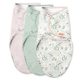 Ingenuity SWADDLEME Easy Change 3-Pack Swaddle