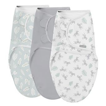 Ingenuity SWADDLEME Easy Change 3-Pack Swaddle
