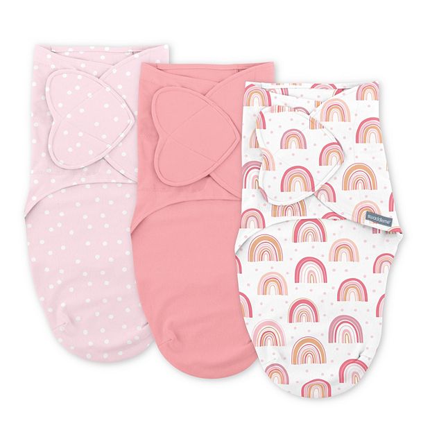 SwaddleMe Original Swaddle - 3-Pack, 100% Cotton, For Babies 0-3 Months (7-14 Lbs) - Floating Geo Print