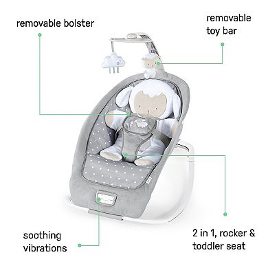 Ingenuity Cuddle Lamb Baby Rocking Seat