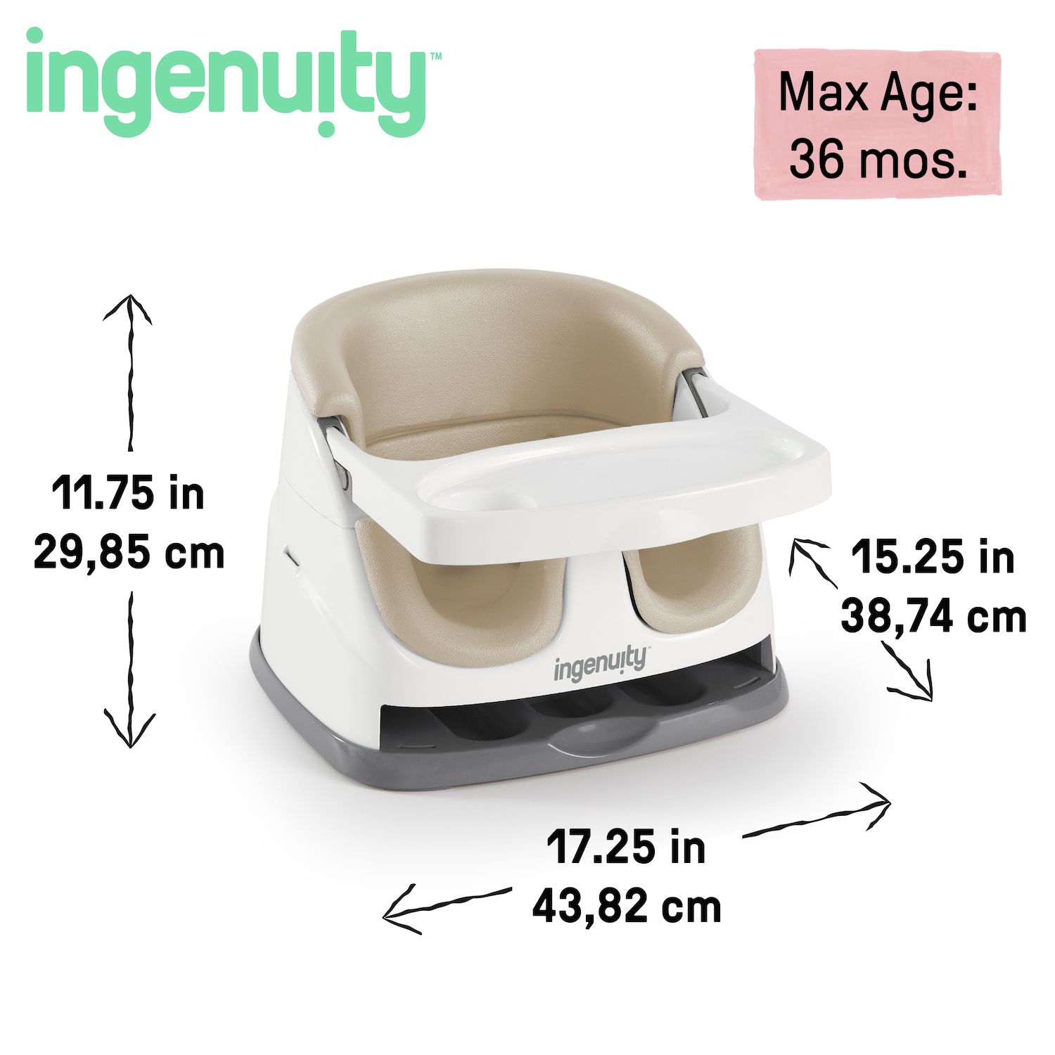 Ingenuity Baby Booster, Feeding & Floor Seat