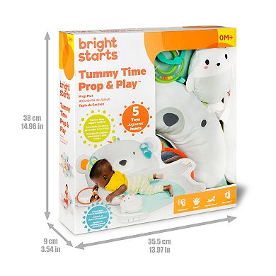 Bright Starts Tummy Time Prop & Play Polar Bear