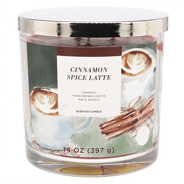 Sonoma Goods For Life® Cinnamon Spice Latte 14-oz. Candle Jar - Multi