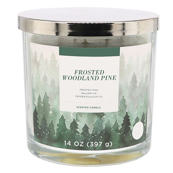 Sonoma Goods For Life® Frosted Woodland Pine 14-oz. Jar Candle - Multi