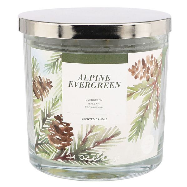 Sonoma Goods For Life® Alpine Evergreen 14-oz. Jar Candle - Multi