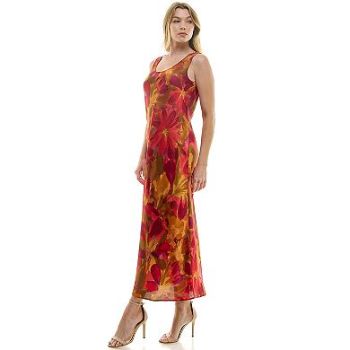 Women's Luxology Sleeveless Satin Slip Dress