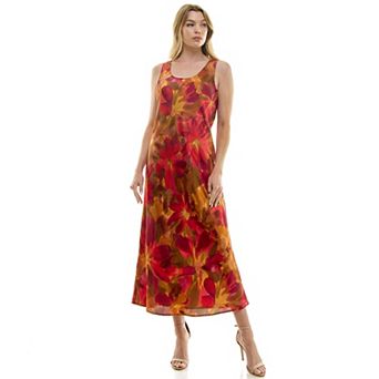 Women's Luxology Sleeveless Satin Slip Dress