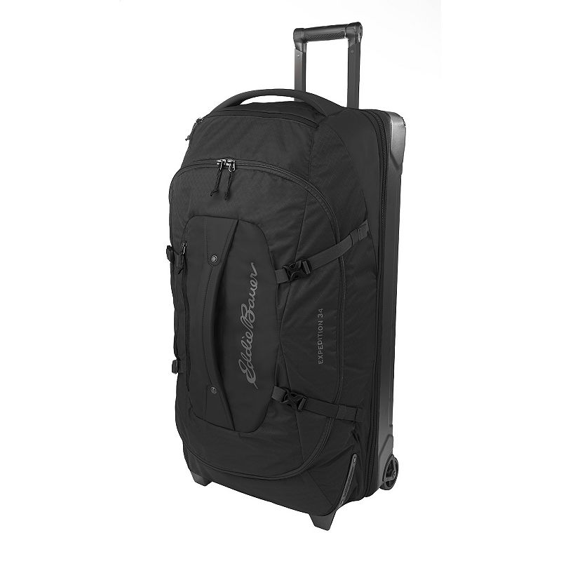 Eddie Bauer Expedition 34 Rolling Duffel 2.0 Luggage, Black