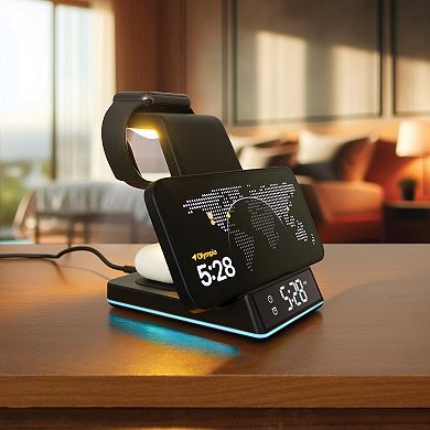 Smart Gear 3-in-1 Wireless Charging Clock