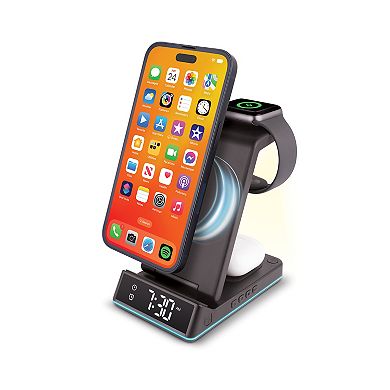 Smart Gear 3-in-1 Wireless Charging Clock