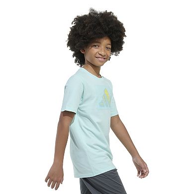 Boys 8-20 adidas Digital Distortion Logo Tee in Regular & Husky