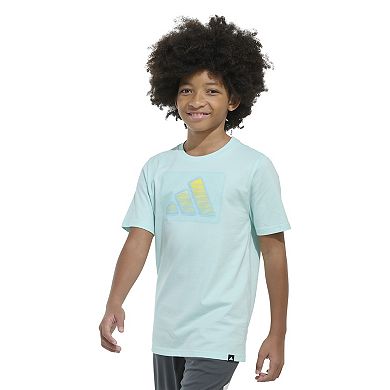 Boys 8-20 adidas Digital Distortion Logo Tee in Regular & Husky