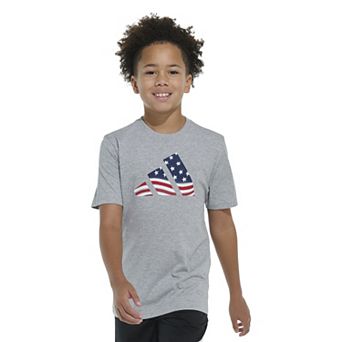 Boys 8-20 adidas USA Flag Logo Tee in Regular & Husky