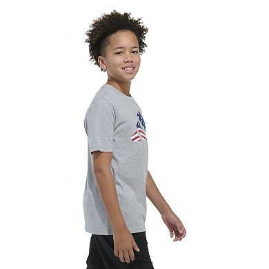 Boys 8-20 adidas USA Flag Logo Tee in Regular & Husky