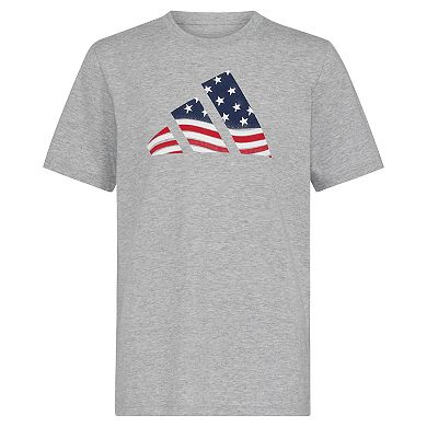 Boys 8-20 adidas USA Flag Logo Tee in Regular & Husky