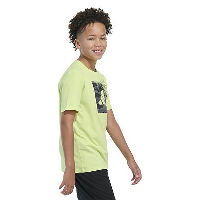 Boys 8-20 adidas Camo Box Logo Tee in Regular & Husky