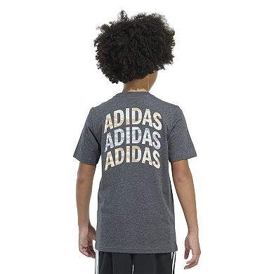 Boys 8-20 adidas Tiger Camo Stack Heather Tee