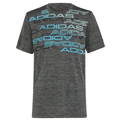 Boys 8-20 adidas Melange Lineage Digital Blur Graphic Tee in Regular & Husky