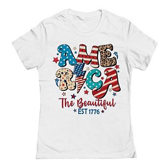 Junior's America Graphics Patriotic Graphic Tee