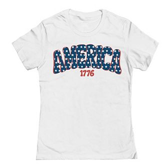Junior's America 1776 Patriotic Graphic Tee