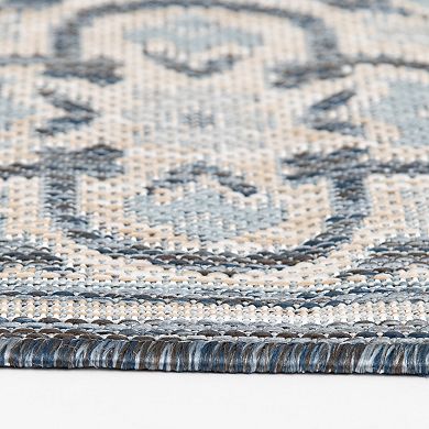 Loomaknoti Mykonos Mosaic Bordered Area Rug