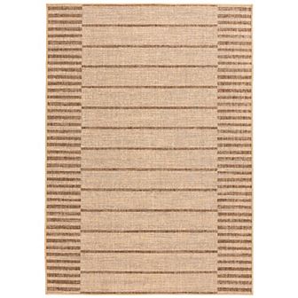 Loomaknoti Mykonos Broken Striped Indoor / Outdoor Area Rug