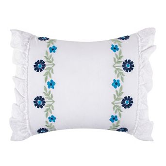 Draper James Embroidered Eyelet Throw Pillow