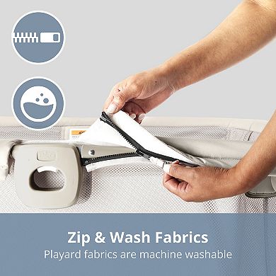 Chicco Alfa Lite Lightweight Travel Playard - Dove