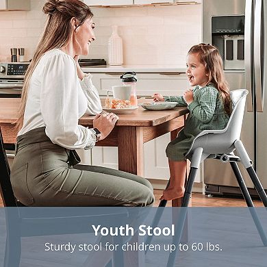 Chicco Zest 4-in-1 Folding High Chair - Capri