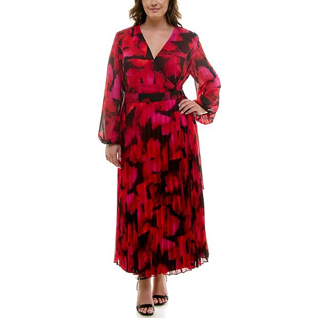 taylor embroidered chiffon midi dress Lisa Embroidered Denim Dress
