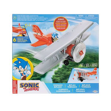 Sonic 2.5" Biplane Playset