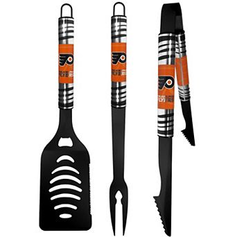 Philadelphia Flyers 3 pc Steel Tailgater BBQ Utensils Set