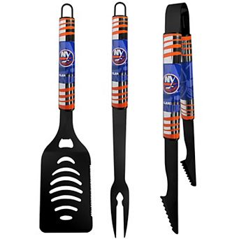 New York Islanders 3 pc Steel Tailgater BBQ Utensils Set