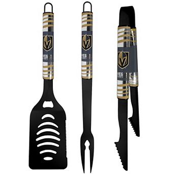 Vegas Golden Knights 3 pc Steel Tailgater BBQ Utensils Set